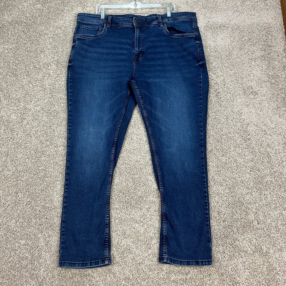 The Perfect Jean NYC Slim Fit Jeans Men 42x30 Medium Wasu Stretch 5 Pocket Denim